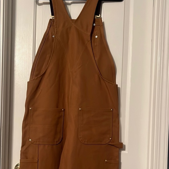 NWOT Carhartt Women's Tan Jumpsuit: 34x32 - Picture 7 of 11